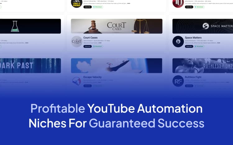 YouTube Automation Niches